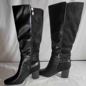 Liz Claiborne Womens Hemlock Block Heel Riding Boots size 10